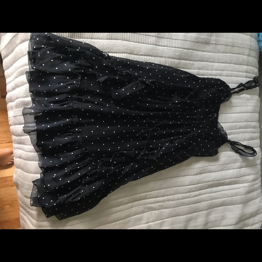 Abercrombie polka dotted babydoll dress